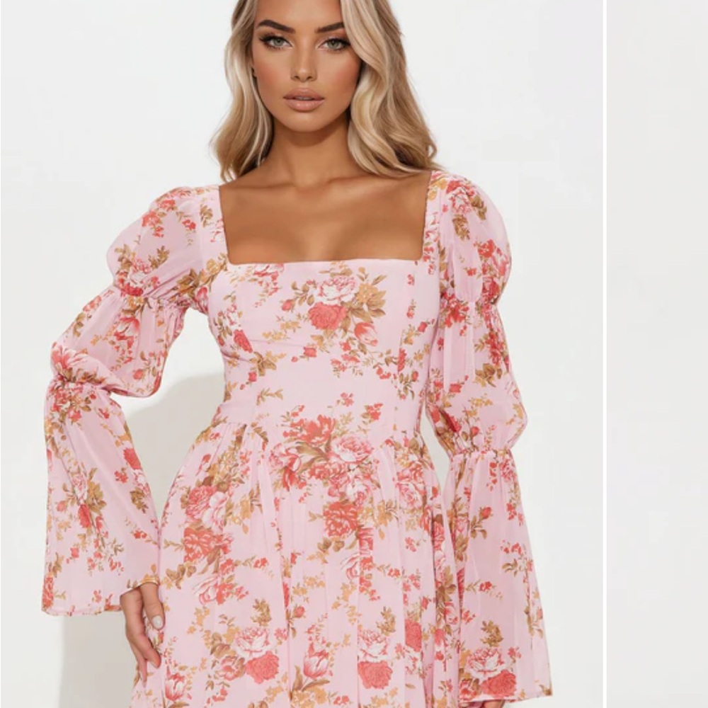 Floral Pink Dress